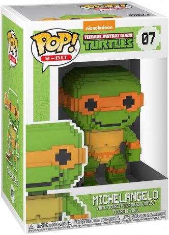 Figurine Funko Pop Tortues Ninja #07 Michelangelo - 8-bit