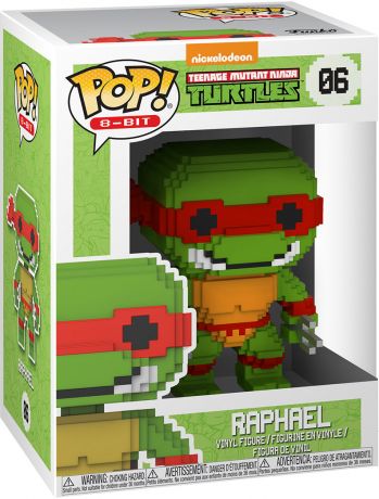 Figurine Funko Pop Tortues Ninja #06 Raphael - 8-bit