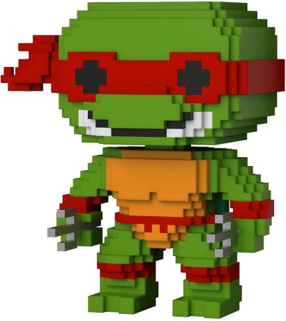 Figurine Funko Pop Tortues Ninja #06 Raphael - 8-bit