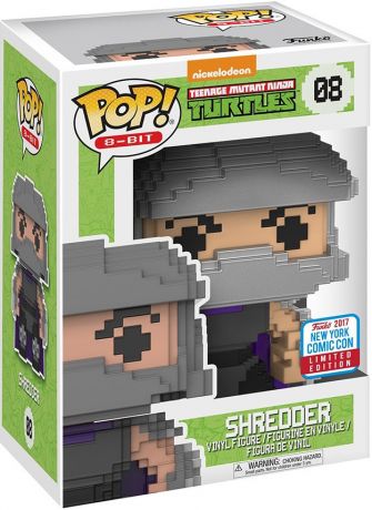 Figurine Funko Pop Tortues Ninja #08 Shredder - 8-bit