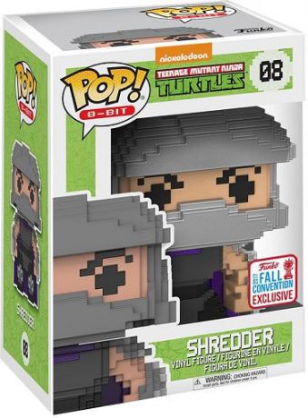 Figurine Funko Pop Tortues Ninja #08 Shredder - 8-bit