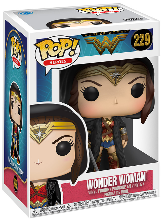 Funko DC Comics: 'Wonder Woman' Movie Pop! Heroes: Series 2 Vinyl Figure #229 – Gal Gadot as Wonder Woman (with Cloak Funko DC Comics: 'Wonder Woman' Movie Pop! Heroes: Series 2 Vinyl Figure #229 – Gal Gadot as Wonder Woman (with Cloak