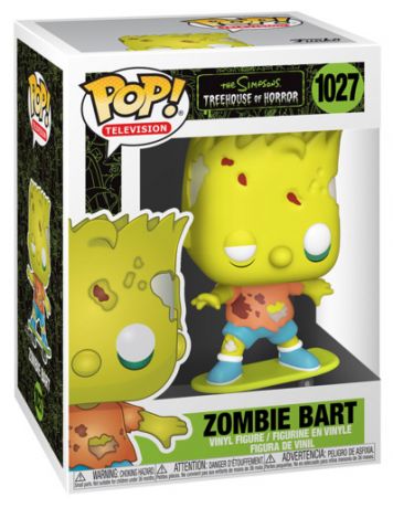 Figurine Funko Pop Les Simpson #1027 Bart en Zombie