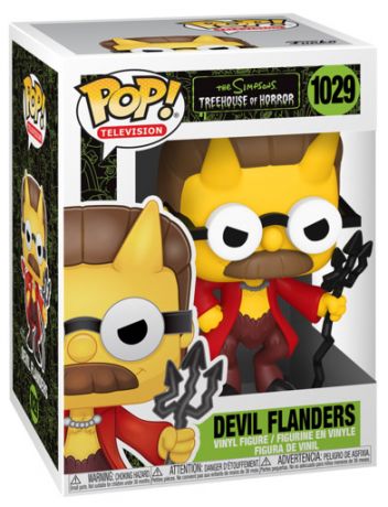 Figurine Funko Pop Les Simpson #1029 Flanders en Diable