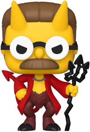 Figurine Funko Pop Les Simpson #1029 Flanders en Diable