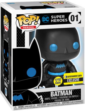 Figurine Funko Pop DC Super-Héros #01 Batman - Brillant dans le noir