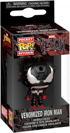 Figurine Funko Pop Venom [Marvel] Iron Man Vénomisé - Porte-clés