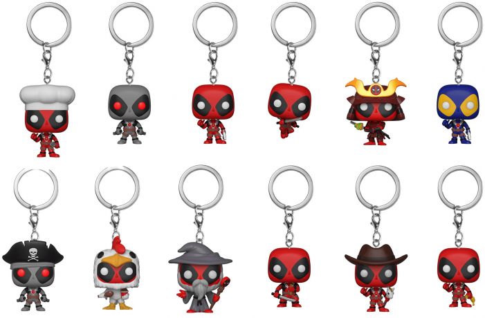 Figurine Funko Pop Deadpool [Marvel] Paquet Surprise - Porte-clés