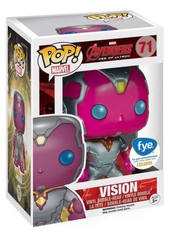 Figurine Funko Pop Avengers : L'Ère d'Ultron [Marvel] #71 Vision - Métallique