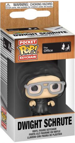 Figurine Funko Pop The Office Dwight en Seigneur des Ténèbres - Porte-clés