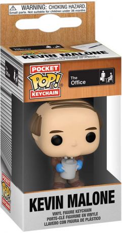 Figurine Funko Pop The Office Kevin avec Chili - Porte-clés
