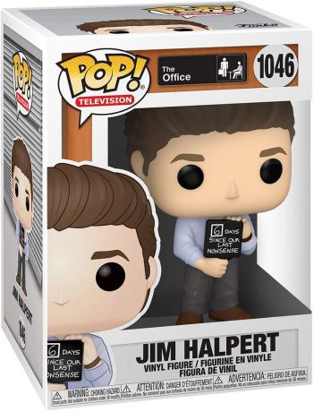 Figurine Funko Pop The Office #1046 Jim Halpert avec Signe Absurde