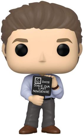 Figurine Funko Pop The Office #1046 Jim Halpert avec Signe Absurde