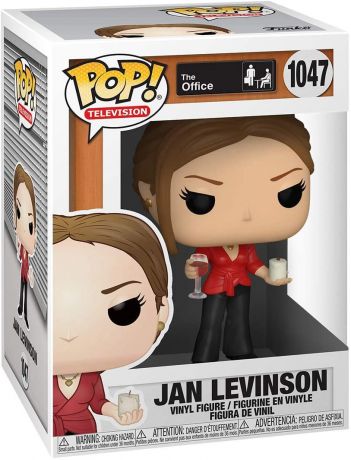 Figurine Funko Pop The Office #1047 Jan Levinson avec Verre de Vin et Bougie