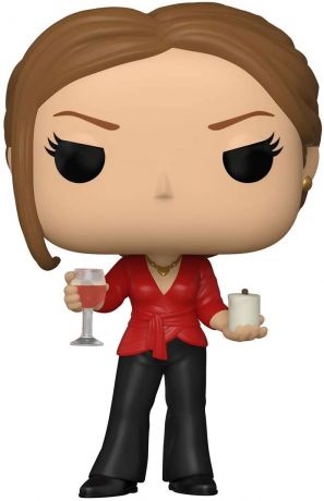 Figurine Funko Pop The Office #1047 Jan Levinson avec Verre de Vin et Bougie