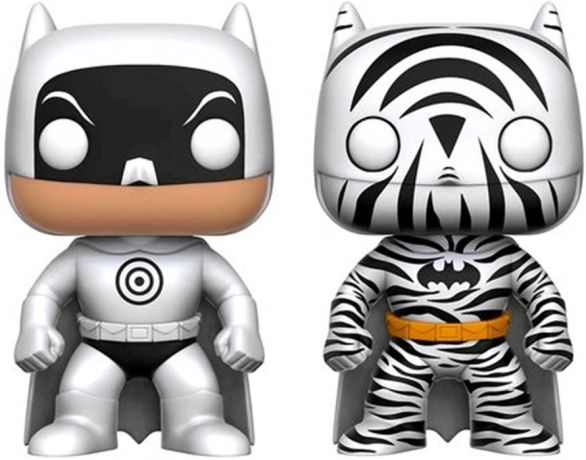 Figurine Funko Pop Batman [DC] Zebra & Bullseye Batman - 2 pack