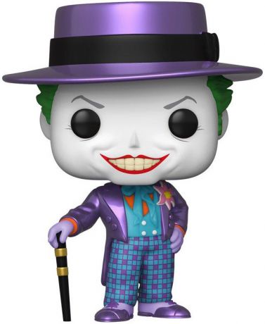 Figurine Funko Pop DC Super-Héros #337 Le Joker (Batman 1989) - Métallique