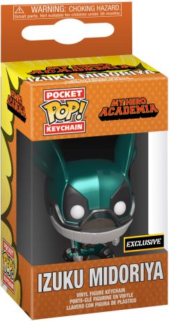 Figurine Funko Pop My Hero Academia Izuku Midoriya - Métallique & Porte-clés