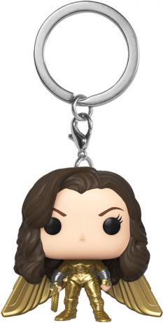 Figurine Funko Pop Wonder Woman 1984 - WW84 Wonder Woman en Armure en Or - Porte-clés