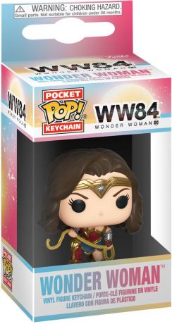 Figurine Funko Pop Wonder Woman 1984 - WW84 Wonder Woman avec Lasso - Porte-clés