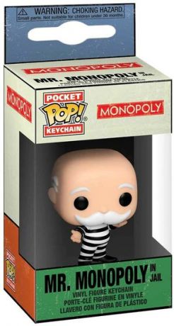 Figurine Funko Pop Monopoly Criminel du Monopoly - Porte-clés