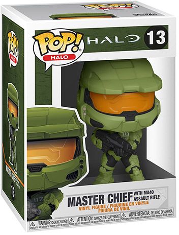 Figurine Funko Pop Halo #13 Master Chief avec MA40