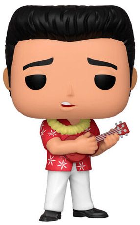 Figurine Funko Pop Elvis Presley #187 Elvis Hawaï bleu 