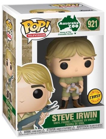 Figurine Funko Pop Australia zoo #921 Steve Irwin avec tortue [CHASE]