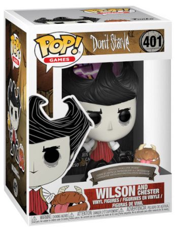 Figurine Funko Pop Don't starve #401 Wilson et Chester