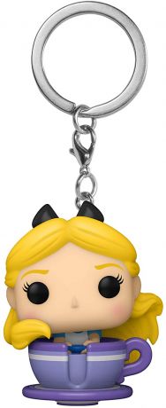 Funko Pop Pop ! Porte-Clef Pocket Chat du Cheshire - Alice de l