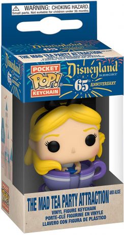 Figurine Funko Pop 65 ème anniversaire Disneyland [Disney] Porte-clés Alice tasse de thé  
