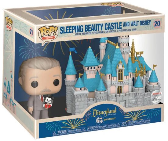 Figurine Funko Pop 65 ème anniversaire Disneyland [Disney] #20 Château et Walt Disney