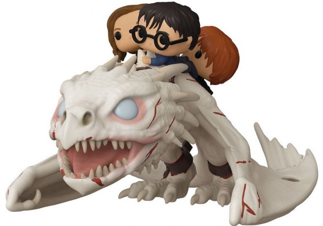 Figurine Funko Pop Harry Potter #93 Harry, Ron et Hermione sur Dragon