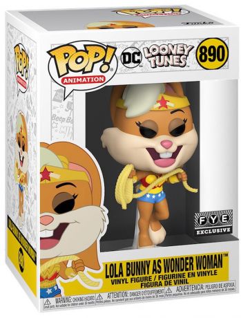 Figurine Funko Pop Looney Tunes #890 Lola Bunny en Wonder Woman