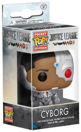 Figurine Funko Pop Justice League [DC] Cyborg - Porte-clés