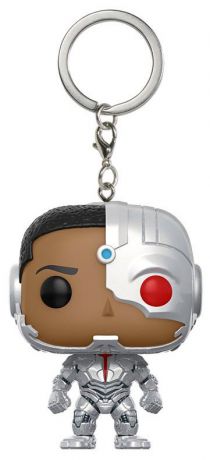 Figurine Funko Pop Justice League [DC] Cyborg - Porte-clés