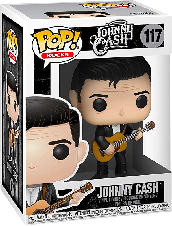 Figurine Pop Johnny Cash #116 pas cher : Johnny Cash guitare derrière