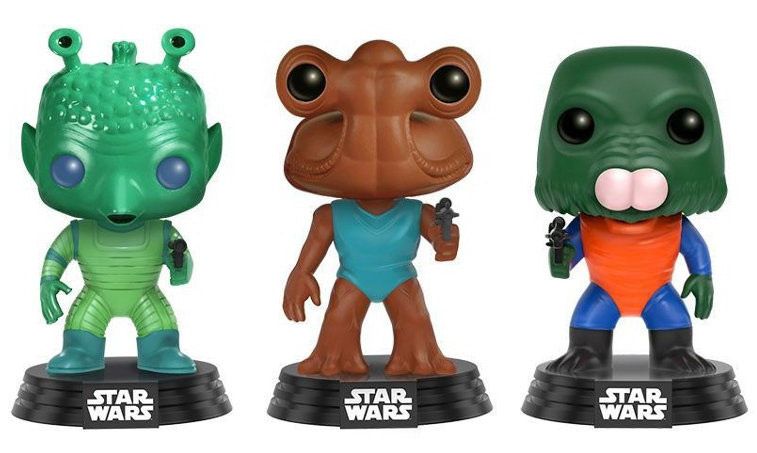 Figurine Funko Pop Star Wars 1 : La Menace fantôme #03 Greedo, Hammerhead, Walrus Man