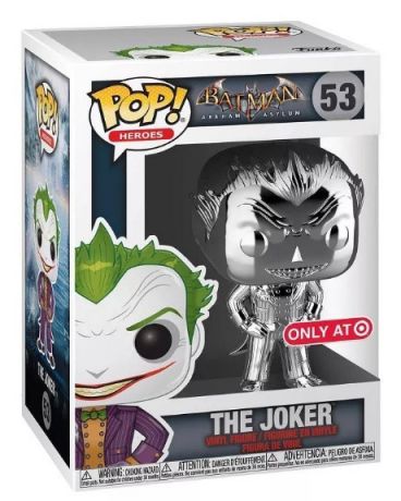 Figurine Funko Pop Batman Arkham Asylum #53 Le Joker chrome