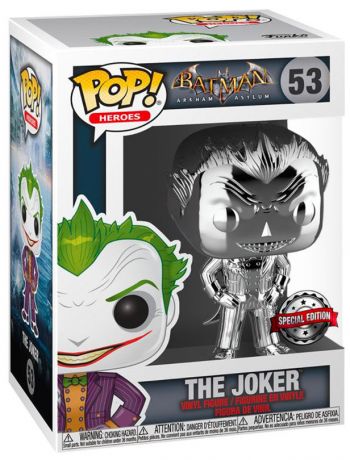 Figurine Funko Pop Batman Arkham Asylum #53 Le Joker chrome
