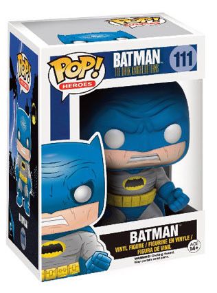 Figurine Funko Pop Batman: The Dark Knight Returns #111 Batman costume bleu