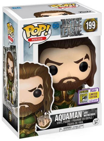 Figurine Funko Pop Justice League [DC] #199 Aquaman - Avec Mother Box