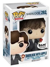 Figurine Funko Pop Sherlock #292 Sherlock Holmes avec pomme