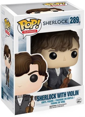 Figurine Funko Pop Sherlock #289 Sherlock Holmes avec violon