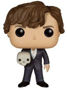 Figurine Funko Pop Sherlock #290 Sherlock Holmes avec crâne