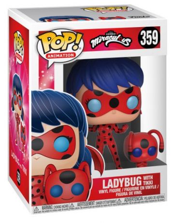 Figurine Funko Pop Miraculous : Les Aventures de Ladybug et Chat Noir #359 Ladybug avec Tikki