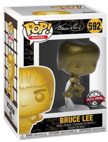 Figurine Funko Pop Bruce Lee #592 Bruce Lee saut or