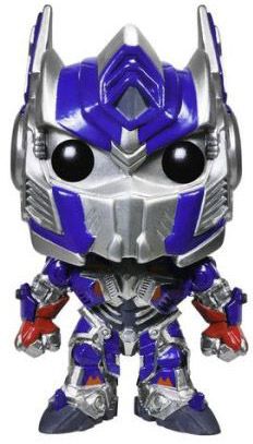 Figurine Funko Pop Transformers #101 Optimus Prime métallique 