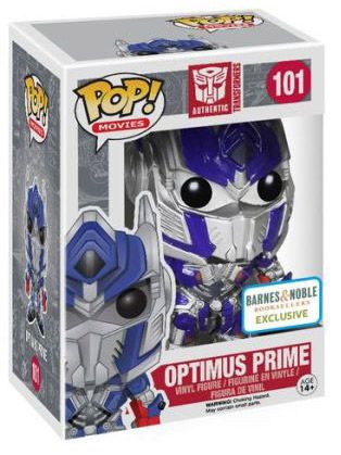 Figurine Funko Pop Transformers #101 Optimus Prime métallique 