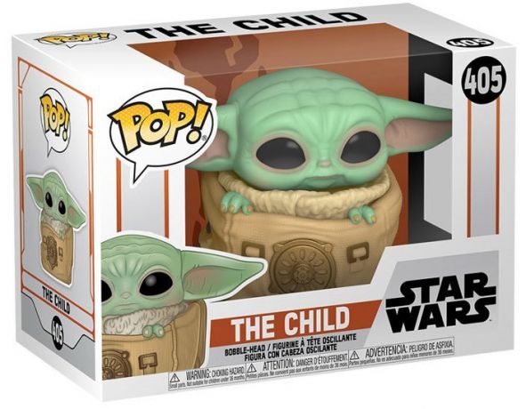 Figurine Funko Pop Star Wars : Le Mandalorien #405 L'enfant dans un sac